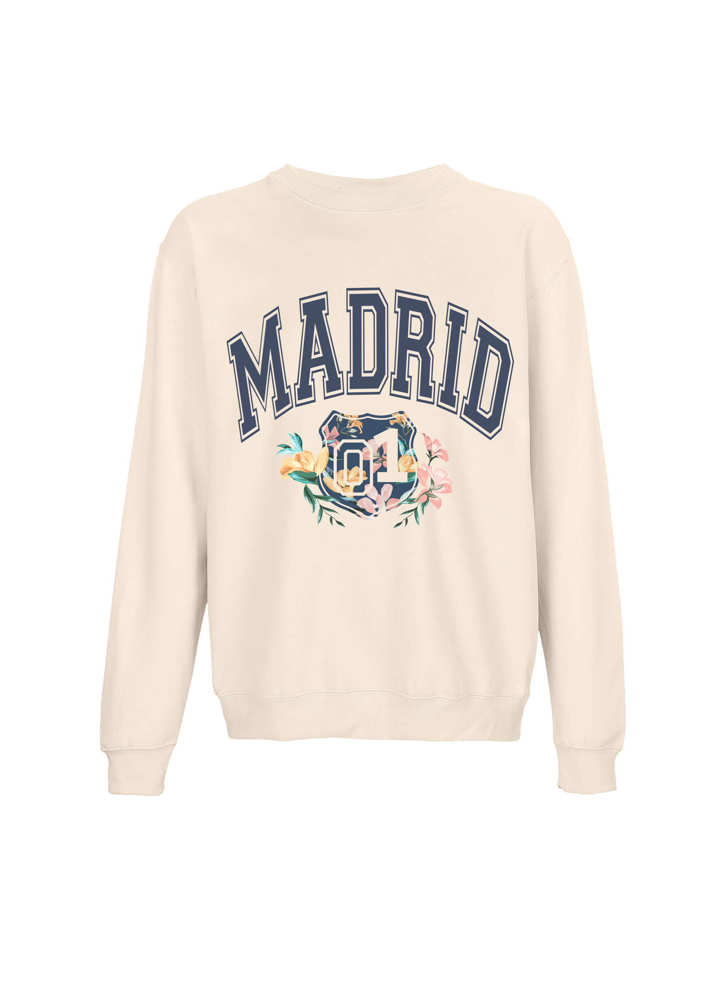 Madrid University Cream Sweatshirt