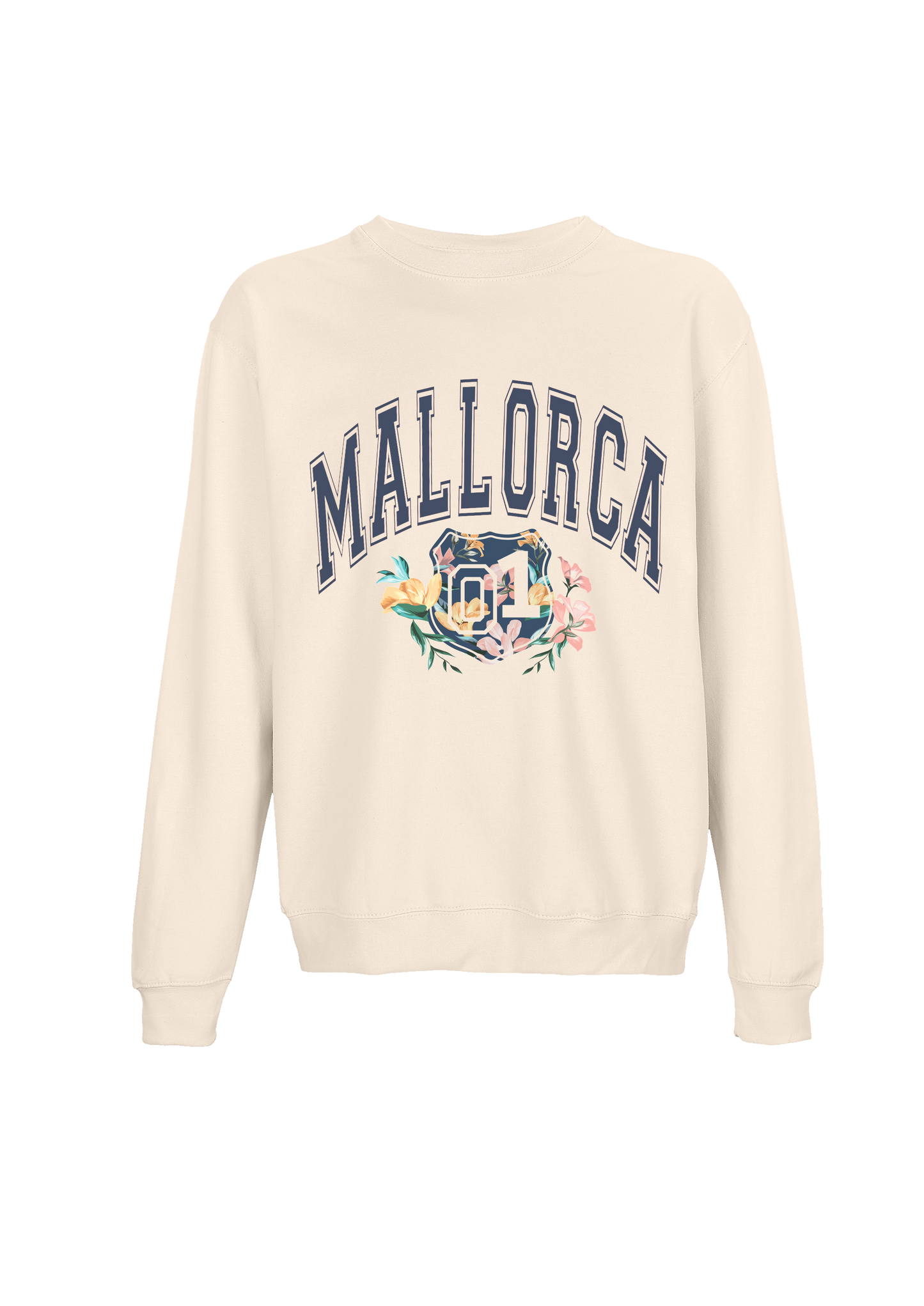 Mallorca Cream University Sweatshirt