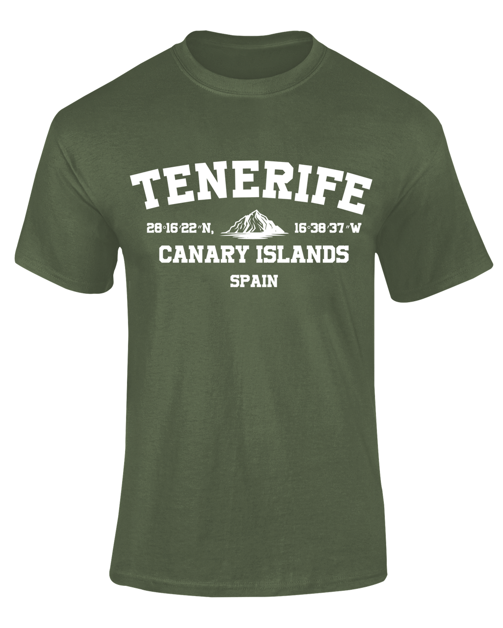 T-Shirt Teneriffa-Koordinaten