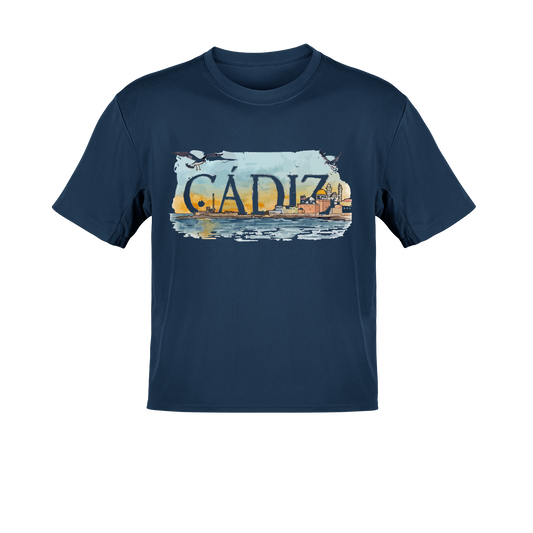 camiseta infantil cádiz algodón, souvenir