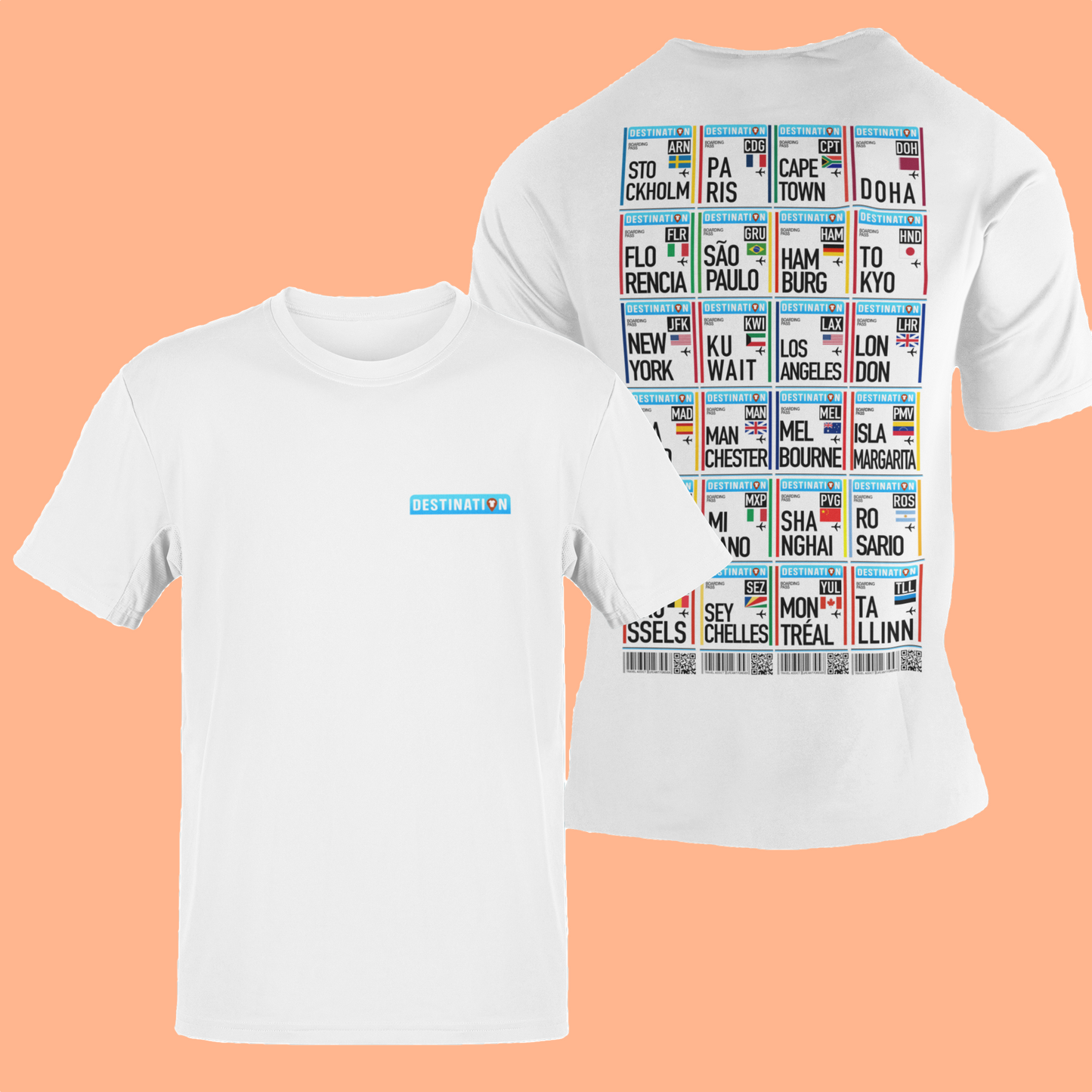 MultiBoarding Pass T-shirt