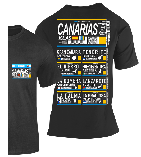 Camiseta Canarias Islas | Souvenir Premium Islas Canarias | Destination