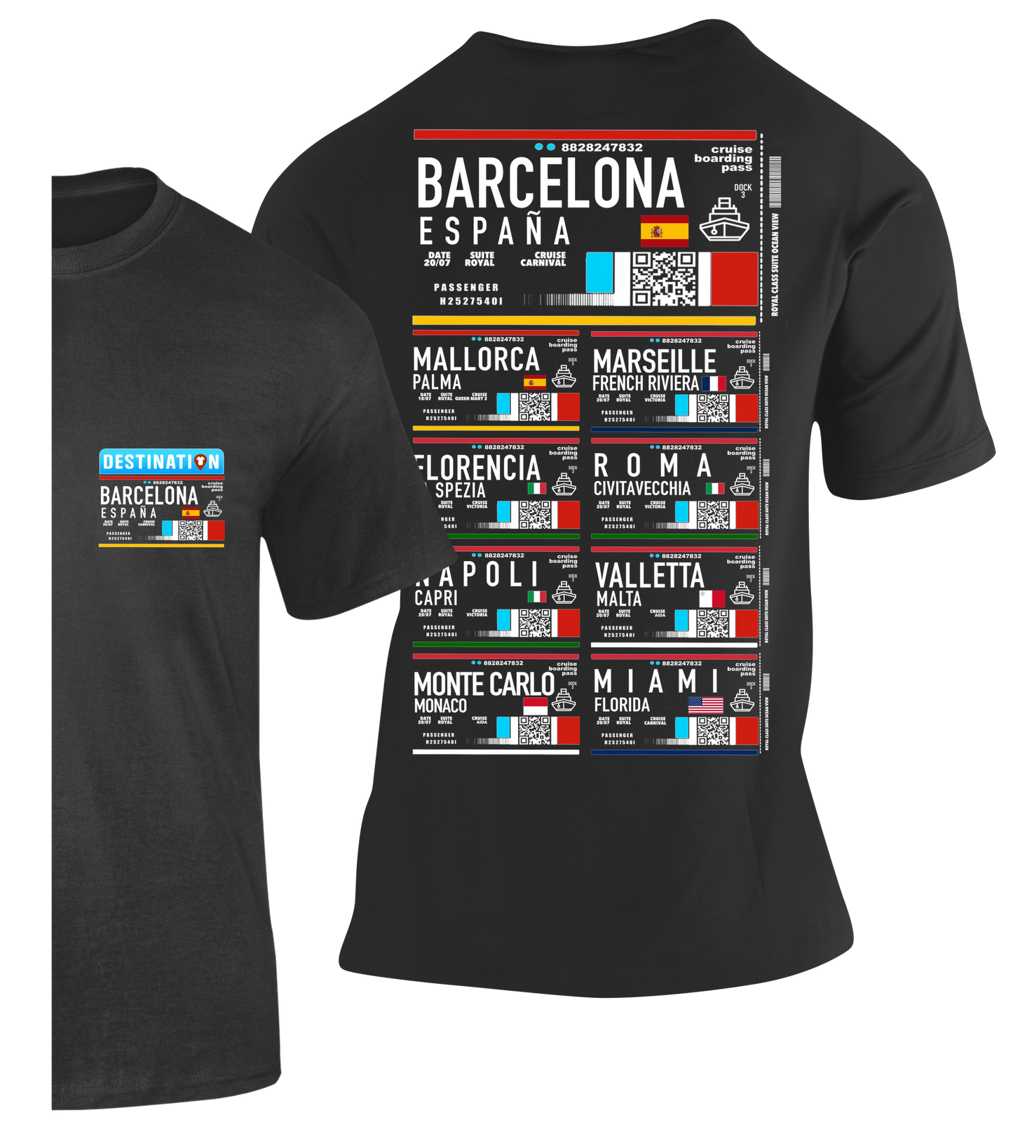 Camiseta Cruceros Barcelona