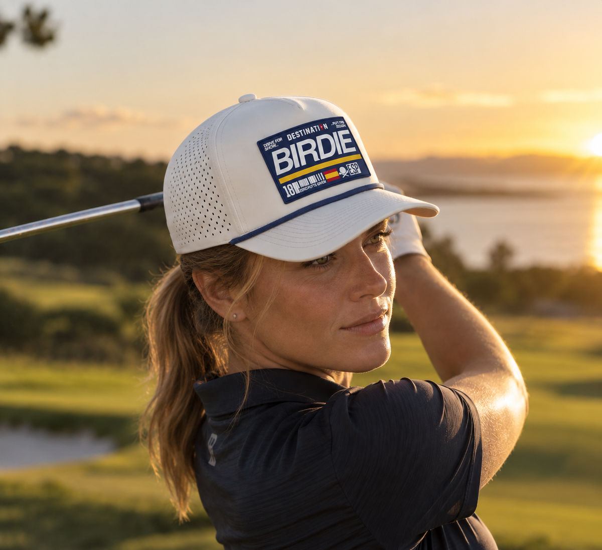 DESTINATION BIRDIE — Gorra Deportiva Premium