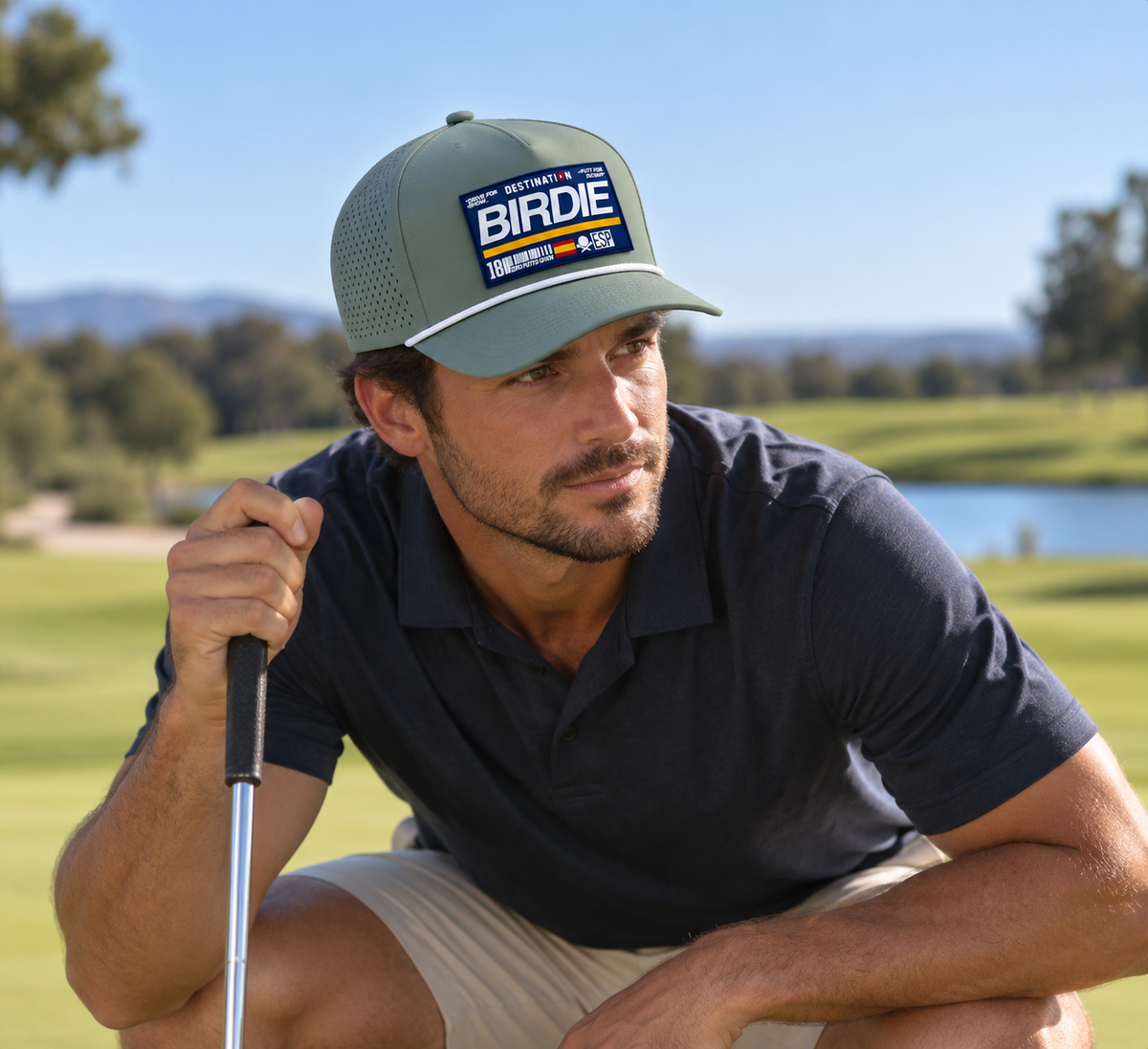 DESTINATION BIRDIE — Gorra Deportiva Premium