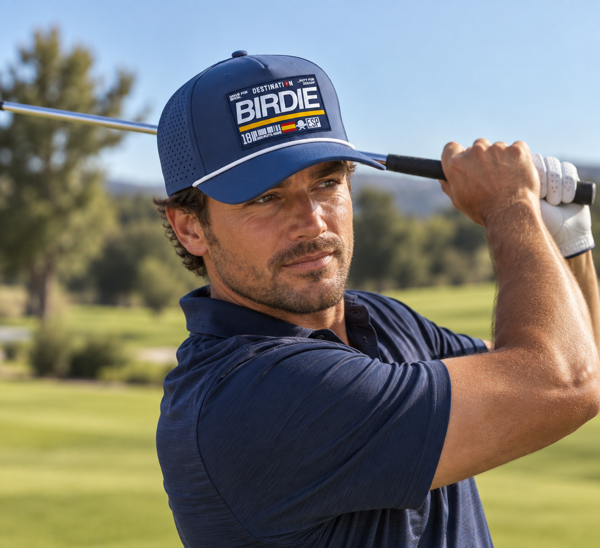 Gorra Deportiva Premium BIRDIE Azul