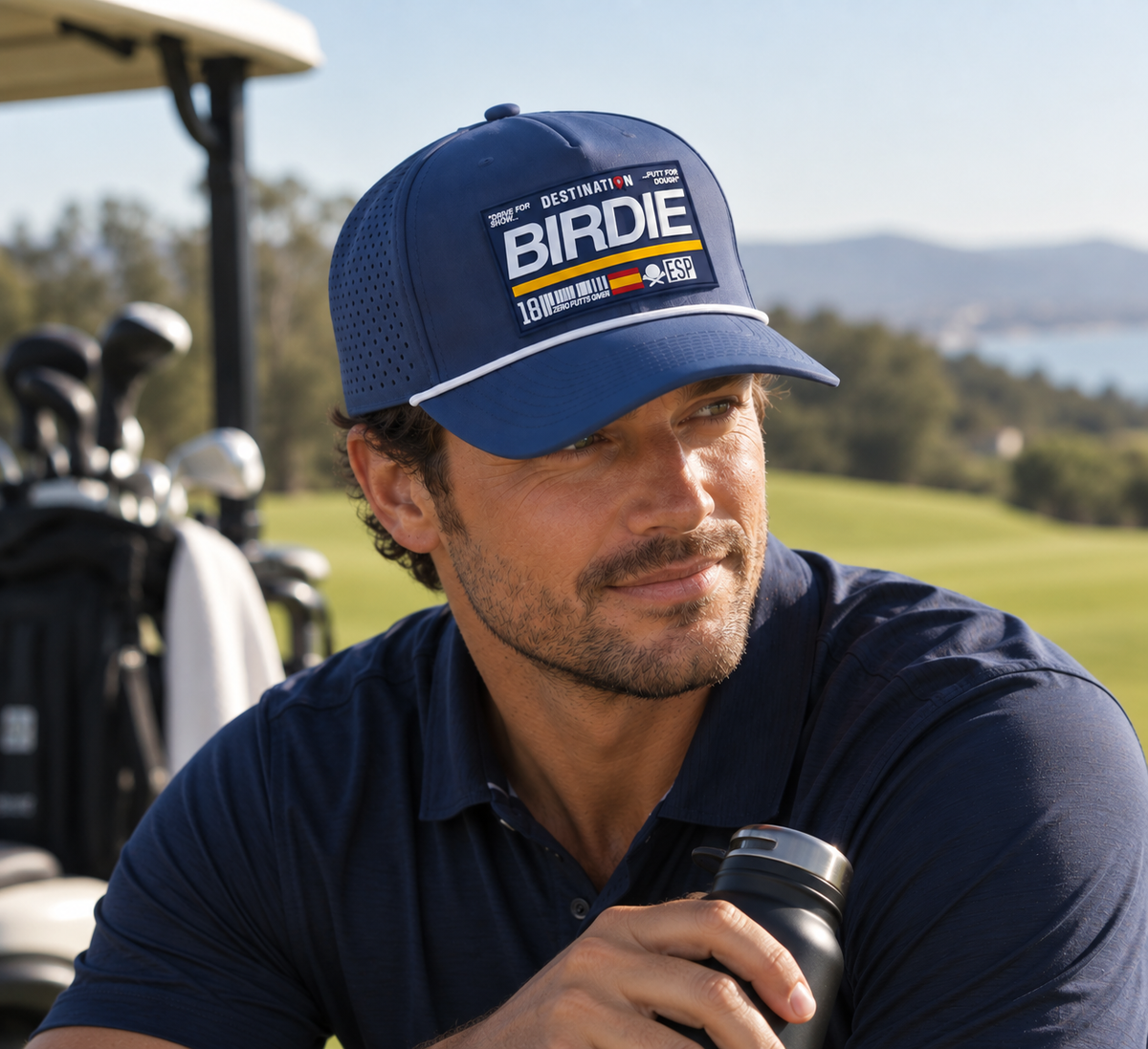 DESTINATION BIRDIE — Gorra Deportiva Premium